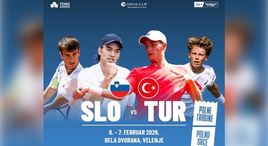 Davisov pokal: Slovenija proti Turčiji v Velenju